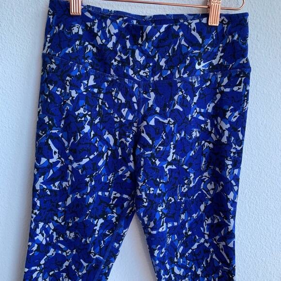 Nike Dri-Fit Geometric Active Pants Workout Athleisure Small - Picture 5 of 5